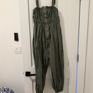 Olive Green Women's Jumpsuit